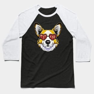 Corgi Dad Baseball T-Shirt